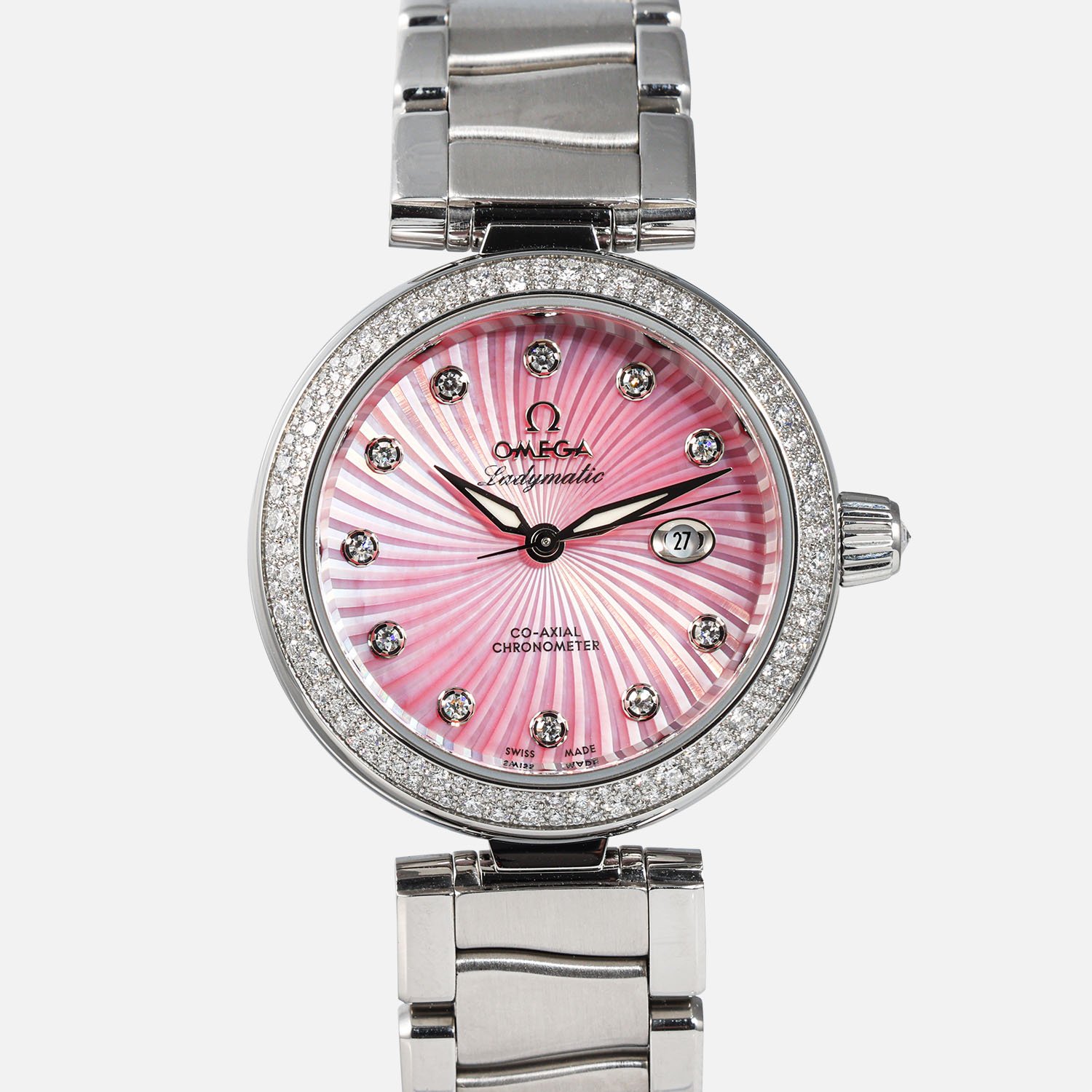 Omega De Ville Ladymatic 34mm Diamond Bezel 425.35.34.20.57.001