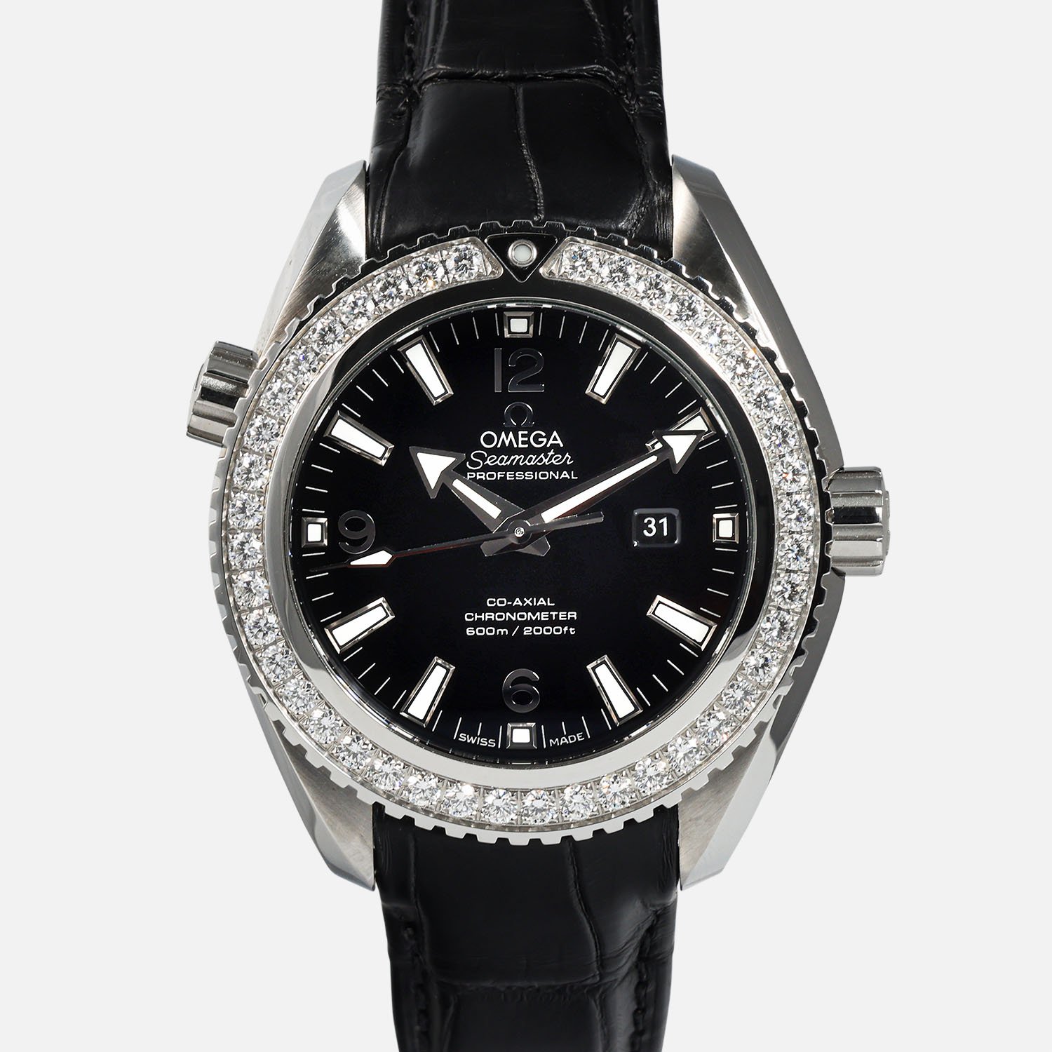 Omega Seamaster Planet Ocean 37.5mm Diamond Bezel 232.18.38.20.01.001
