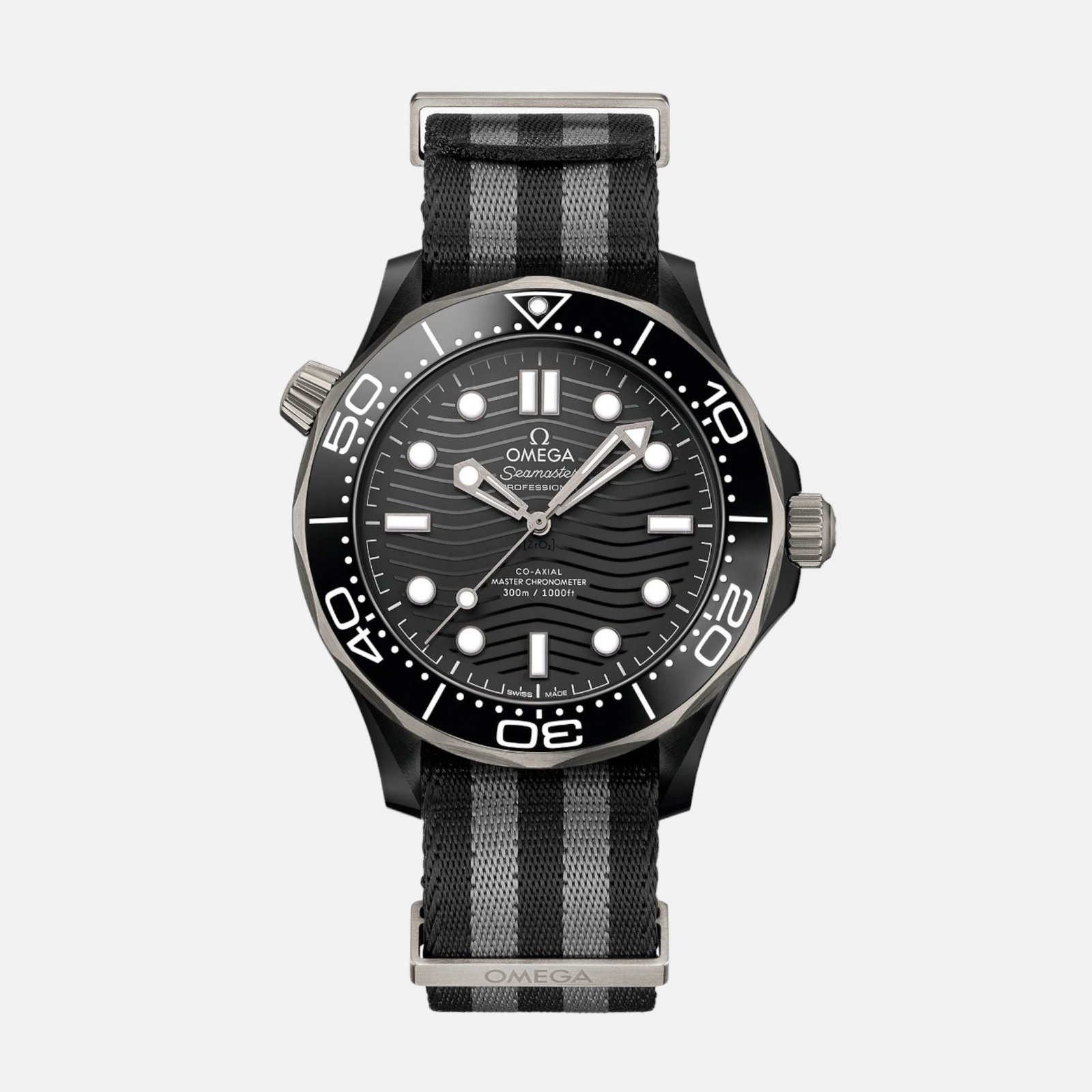 Omega Seamaster Diver on Nato 210.92.44.20.01.002