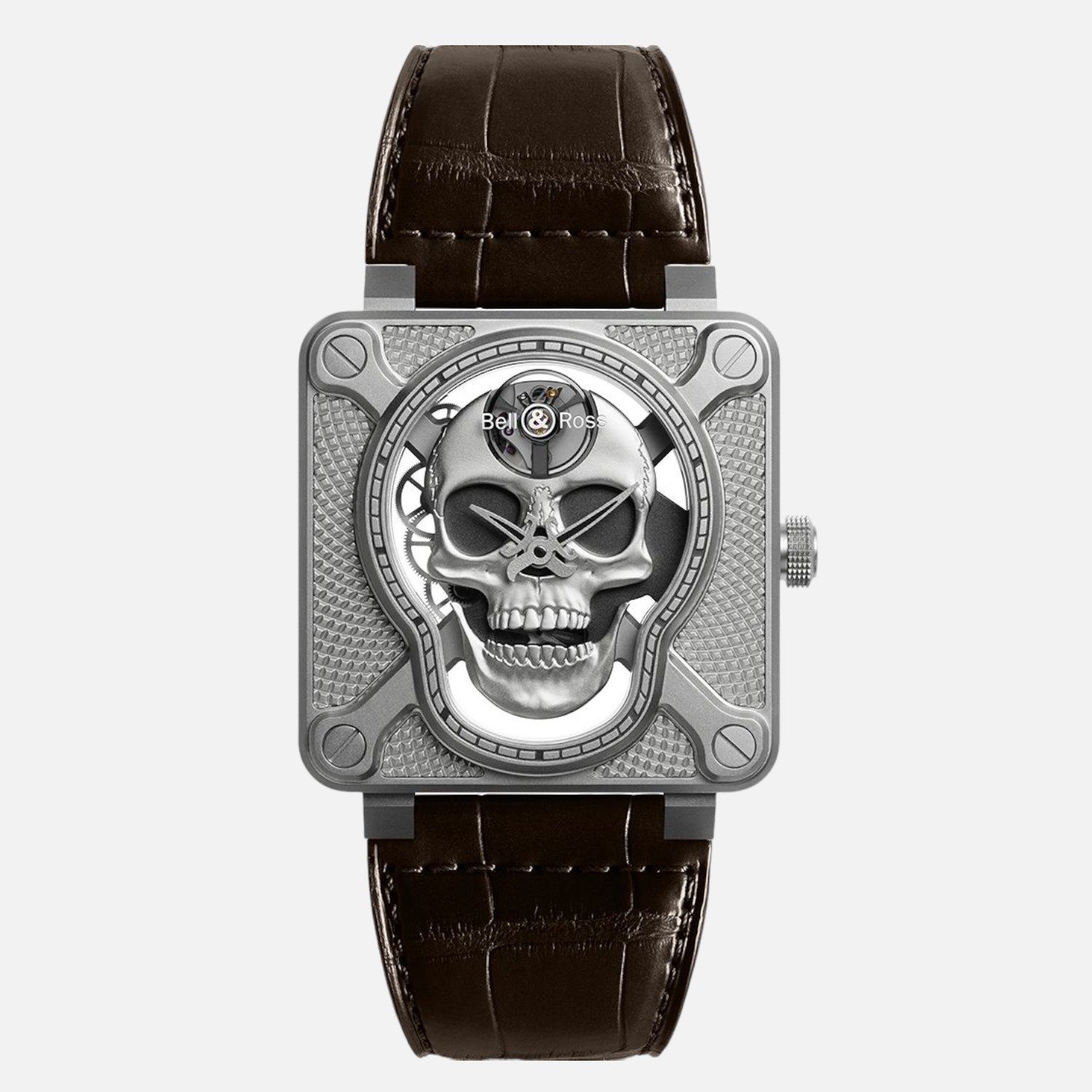 Bell & Ross BR 01 Laughing Skull BR01-SKULL-SK-ST