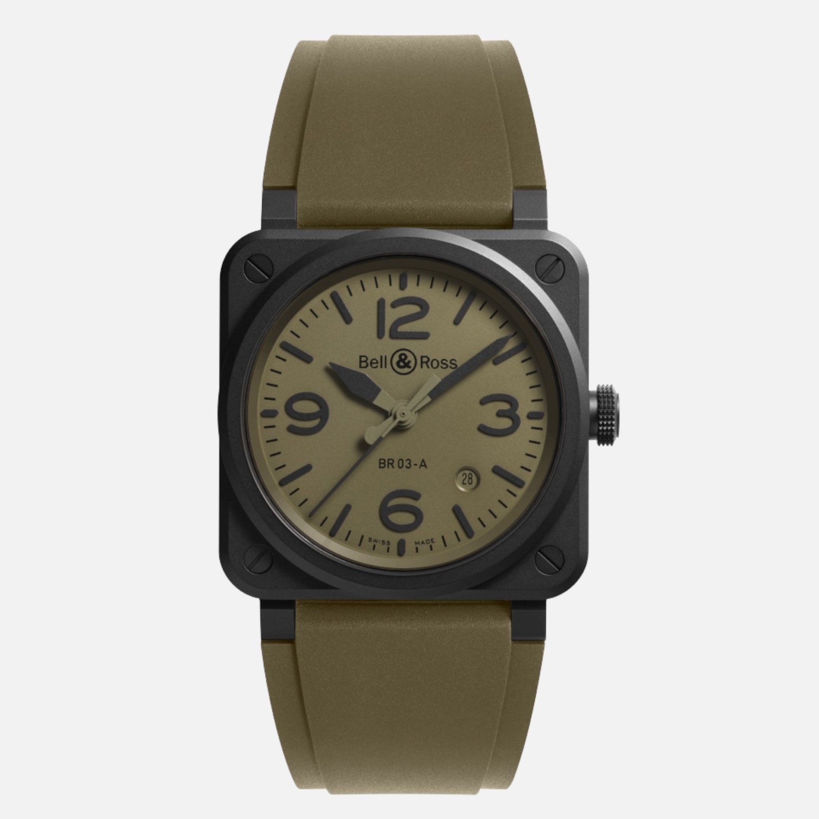 Bell & Ross BR 03 Military Ceramic BR03A-MIL-CE/SRB