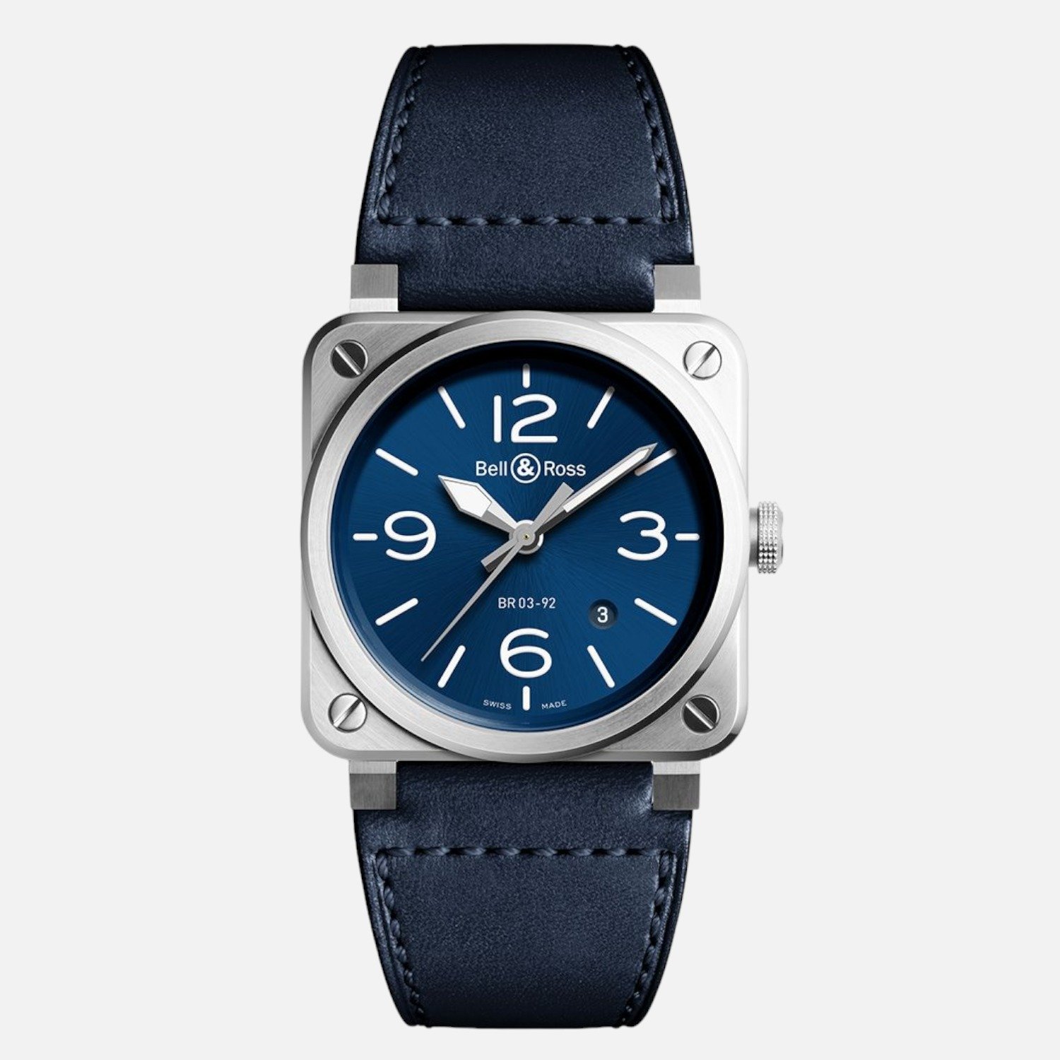 Bell & Ross BR 03-92 Blue Steel BR0392-BLU-ST/SCA