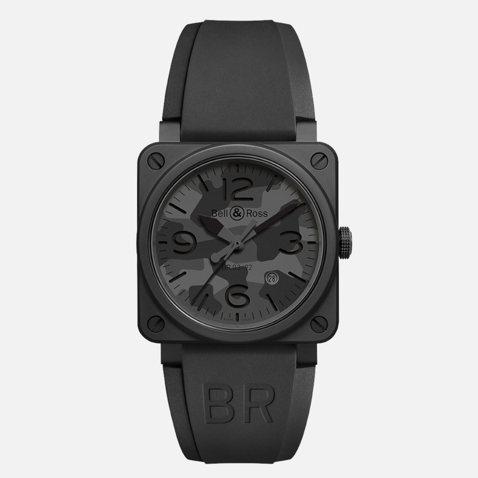 Bell & Ross BR03-92 Black Camo BR0392-CAMO-CE/SRB