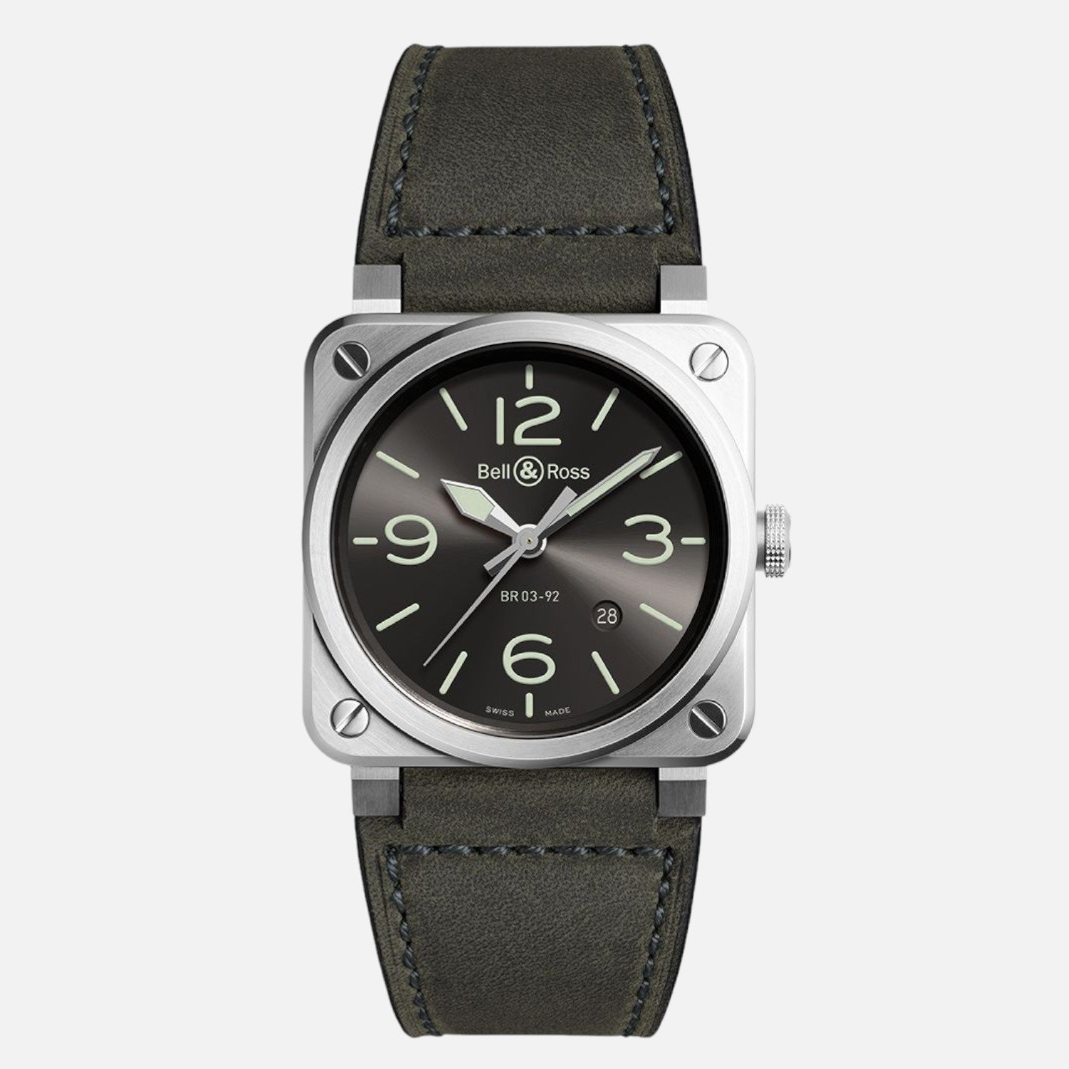 Bell & Ross BR 03-92 Grey Lum BR0392-GC3-ST/SCA