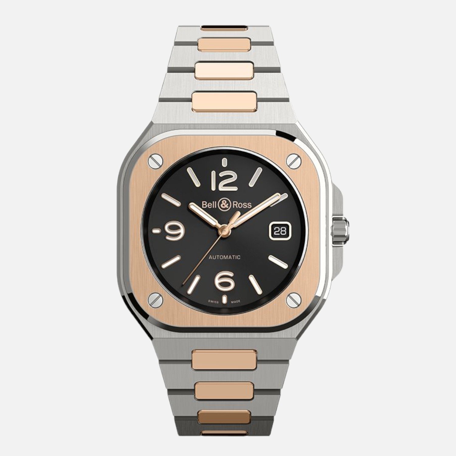 Bell & Ross BR 05 Black Steel & Gold BR05A-BL-STPG/SSG