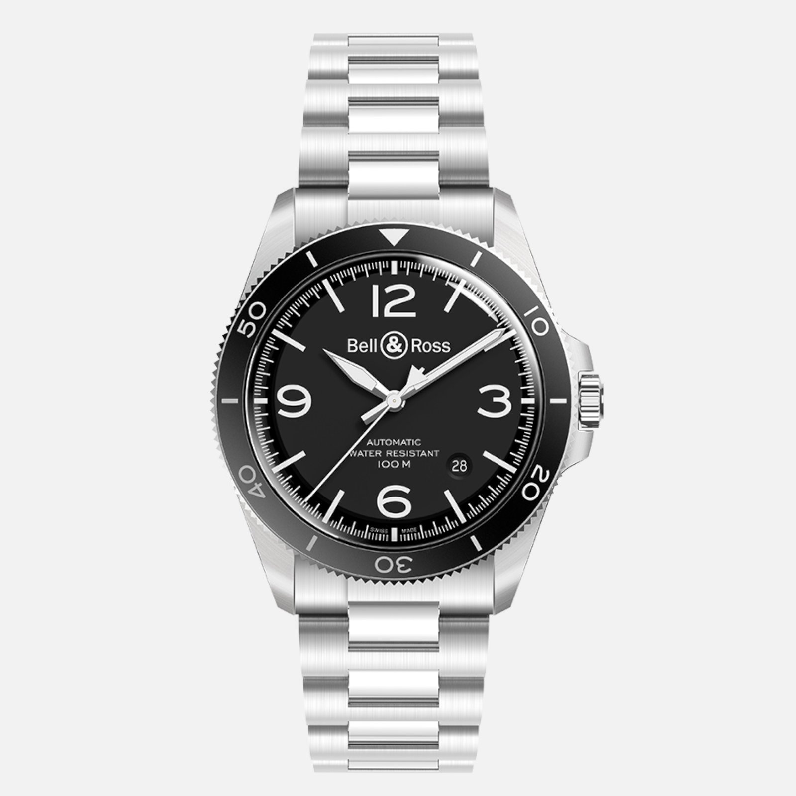 Bell & Ross BRV2-92 Black Steel BRV292-BL-ST/SST