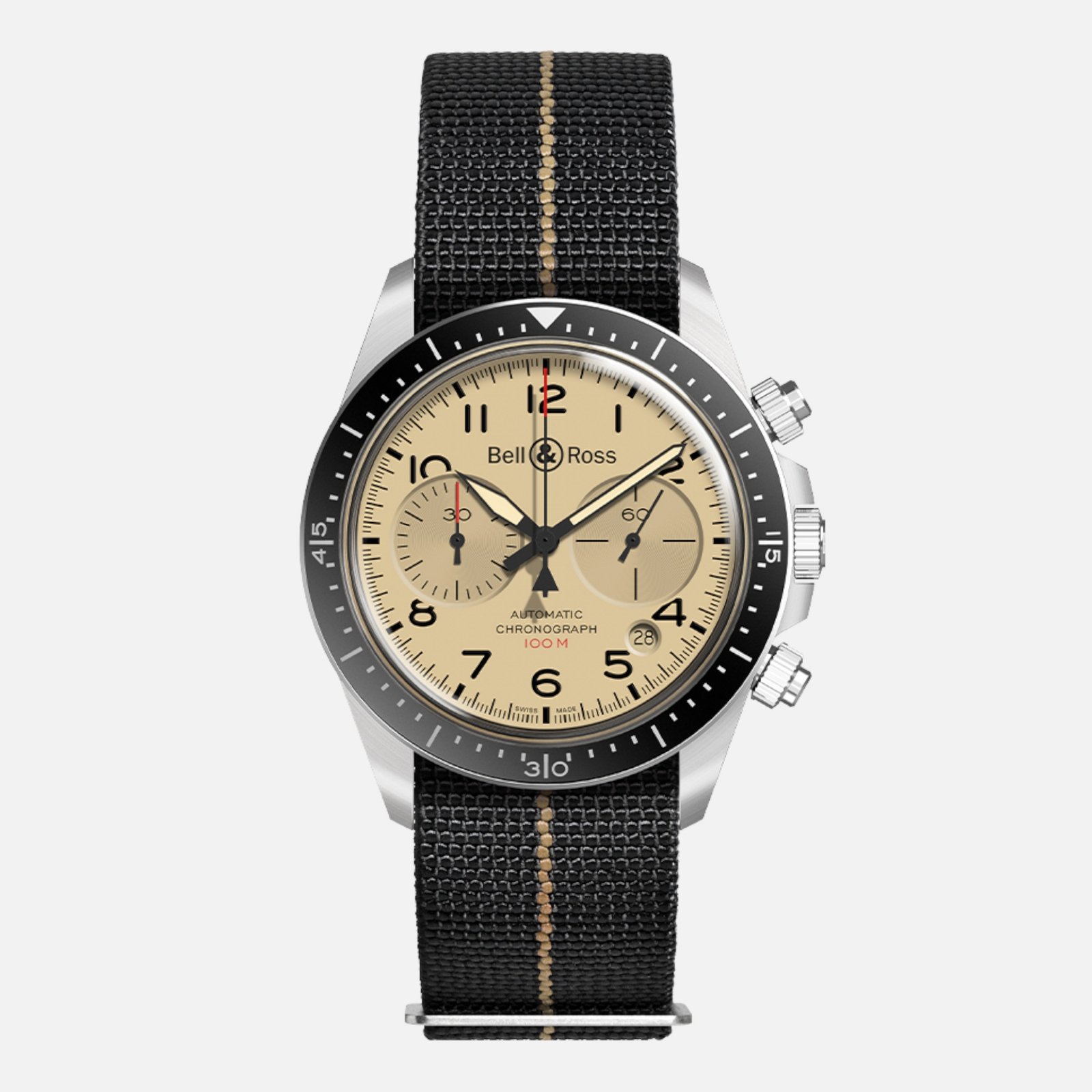 Bell & Ross BR V2-94 Military Beige BRV294-BEI-ST/SF
