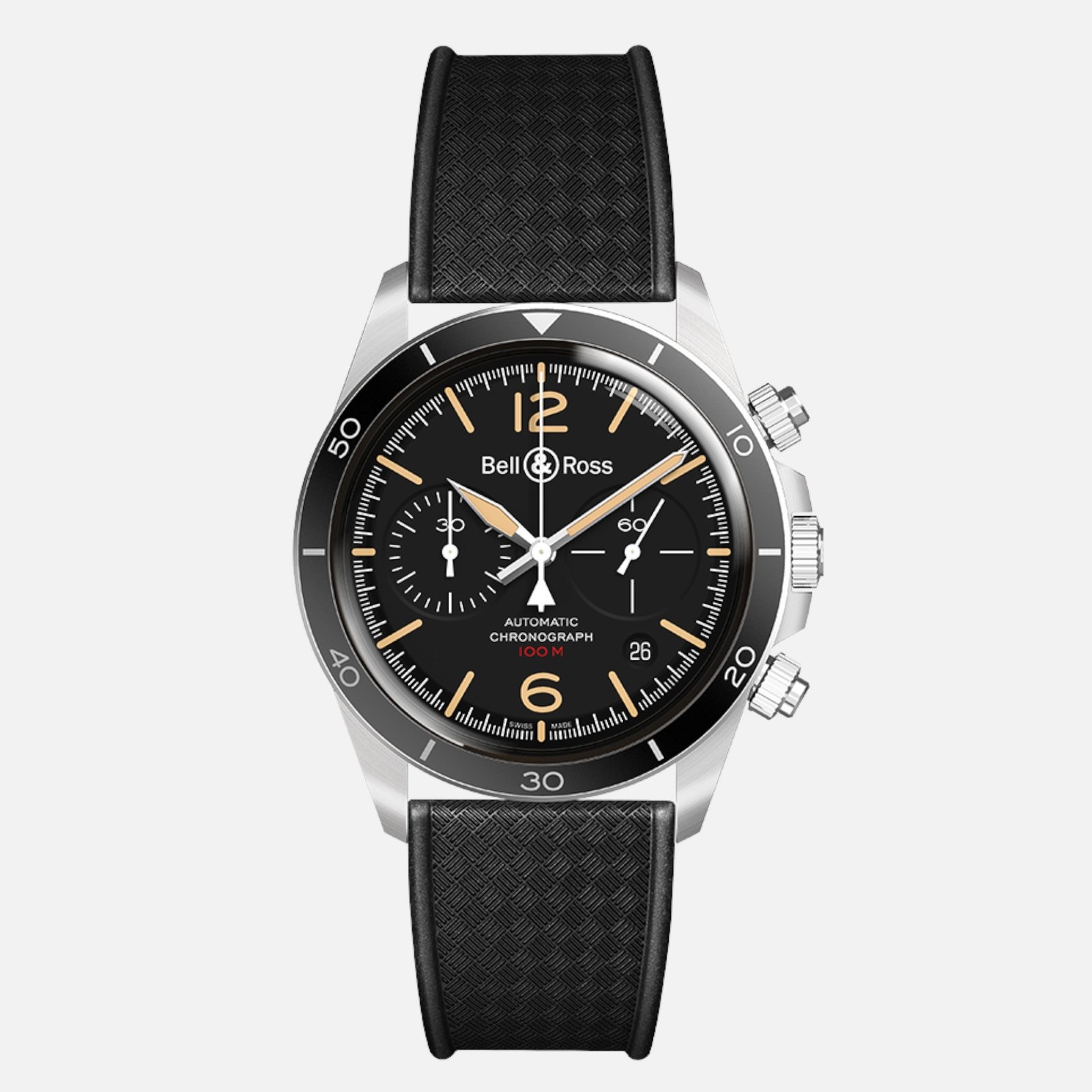 Bell & Ross BR V2-94 Steel Heritage BRV294-HER-ST/SRB
