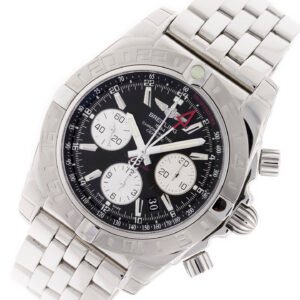 Breitling Chronomat 44 GMT AB0420 Black Dial Pilot Bracelet Watch AB042011/BB56 (Stainless Steel Bracelet)