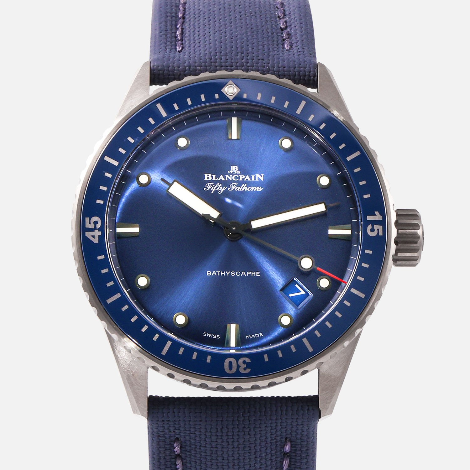 Blancpain Fifty Fathoms Bathyscaphe 43mm Ceramic 5000-0240-O52A