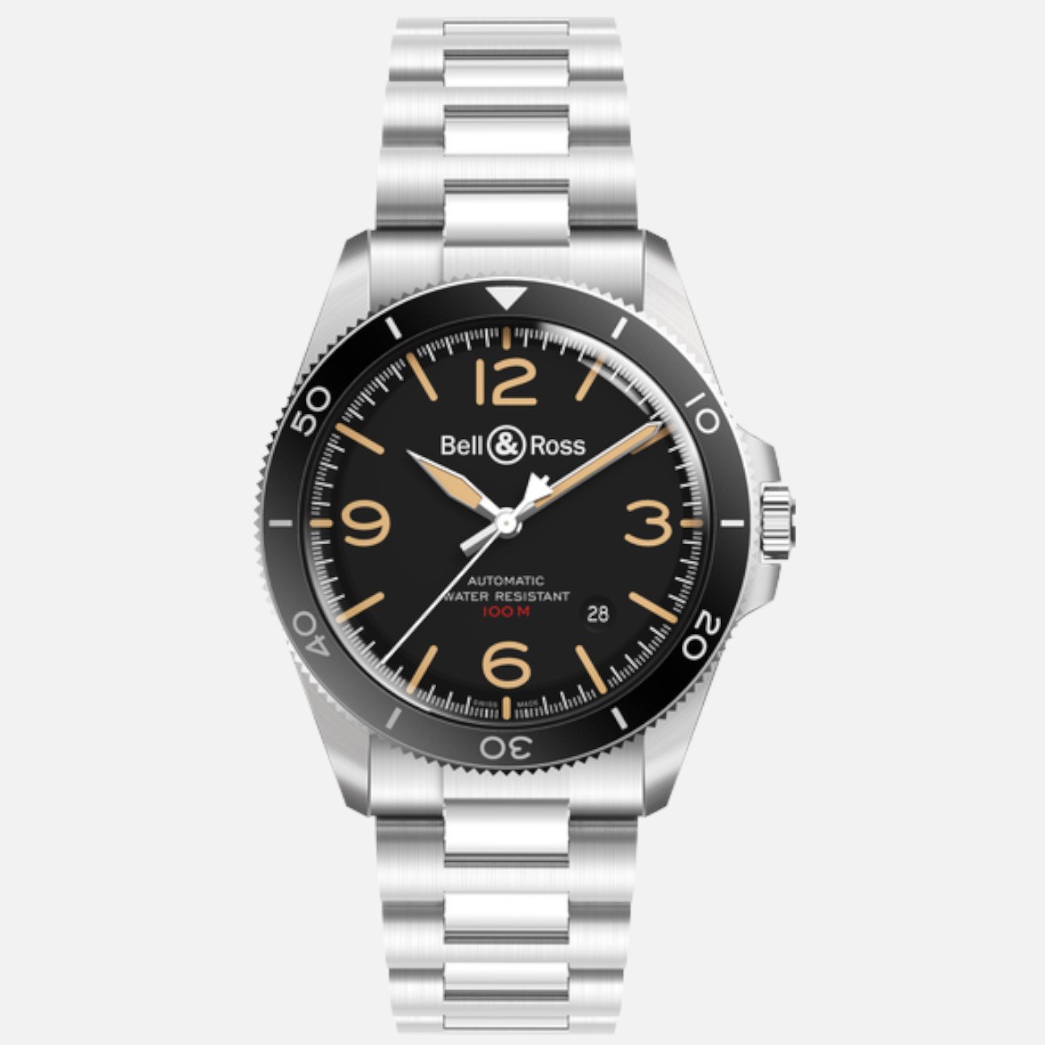 Bell & Ross BR V2-92 Steel Heritage BRV292-HER-ST/SST
